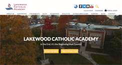 Desktop Screenshot of lakewoodcatholicacademy.com